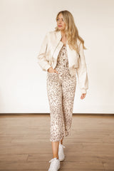 Ivory Days Faux Leather Jacket