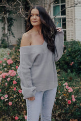 Love Me Forever Sweater (GRAY)