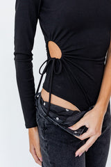 Peekaboo One Shoulder Bodysuit