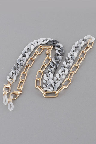 Mix it Up Mask Chain (SILVER BLACK)